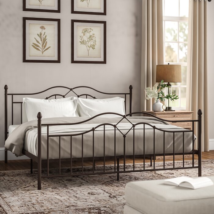 Winston Porter Caprisha Metal Bed And Reviews Wayfair